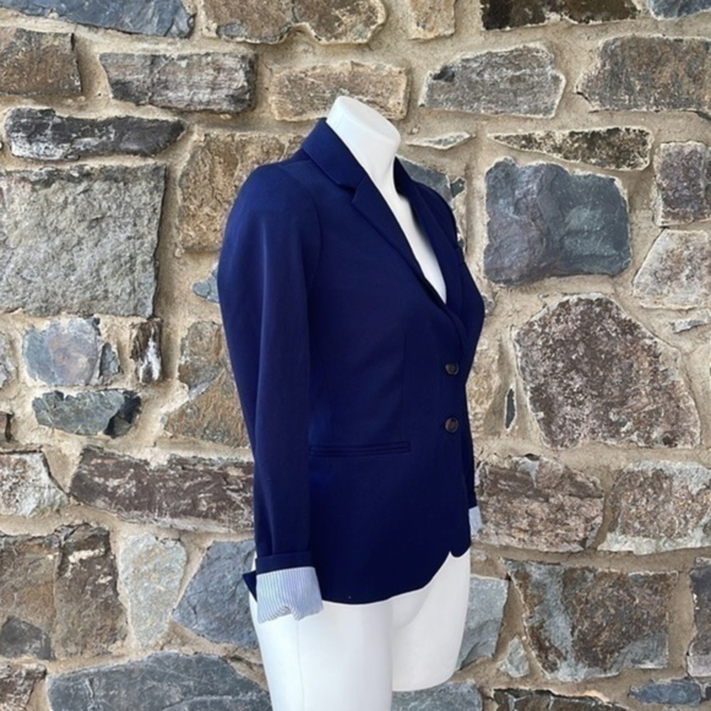 J.Crew Two Button Schoolboy Blazer Jacket In Navy… - image 4